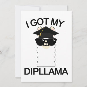 I Got My Dipllama Invitation