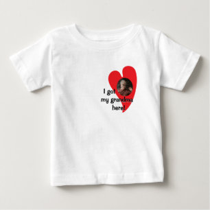 I got my grandma here! Photo Custom  Baby T-Shirt