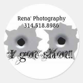 I got shot!! Stickers