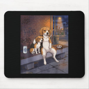 I Got That Dog In Me Funny Beagle Smoking Beer Mem Mouse Pad