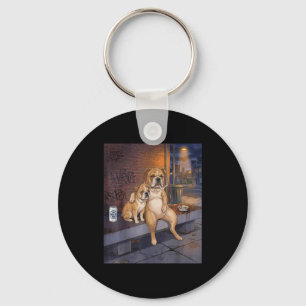 I Got That Dog In Me Funny Bulldog Smoking Beer Me Key Ring
