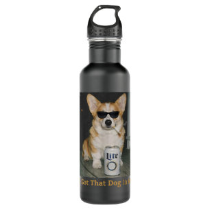 I Got That Dog in Me Funny Corgi Dog Meme Corgi 710 Ml Water Bottle
