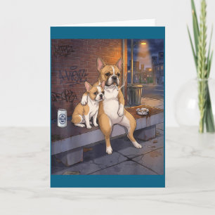 I Got That Dog In Me Funny French Bulldog Smoking Card
