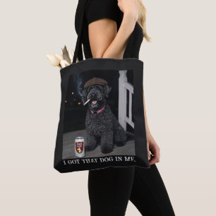 I Got That Dog In Me, Funny Kerry Blue Terrier  Tote Bag
