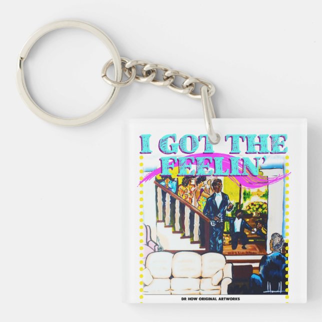 I got the Feelin' Tee Key Ring (Front)
