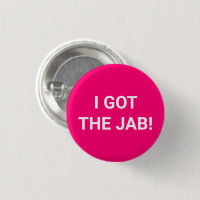 I got the Jab hot pink fuchsia Vaccinated