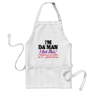 I Got this - I'm Da Man (funny) Standard Apron