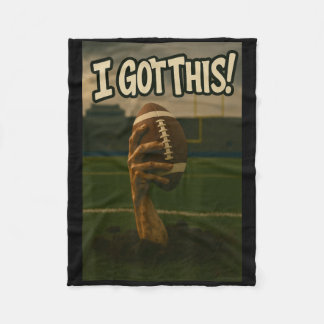 I Got This - Zombie Football  Fleece Blanket