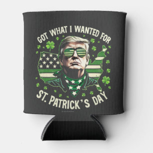 I Got What I Wanted for St. Patrick's Day Trump Can Cooler