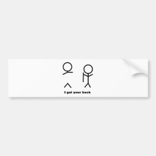 I got your back bumper sticker