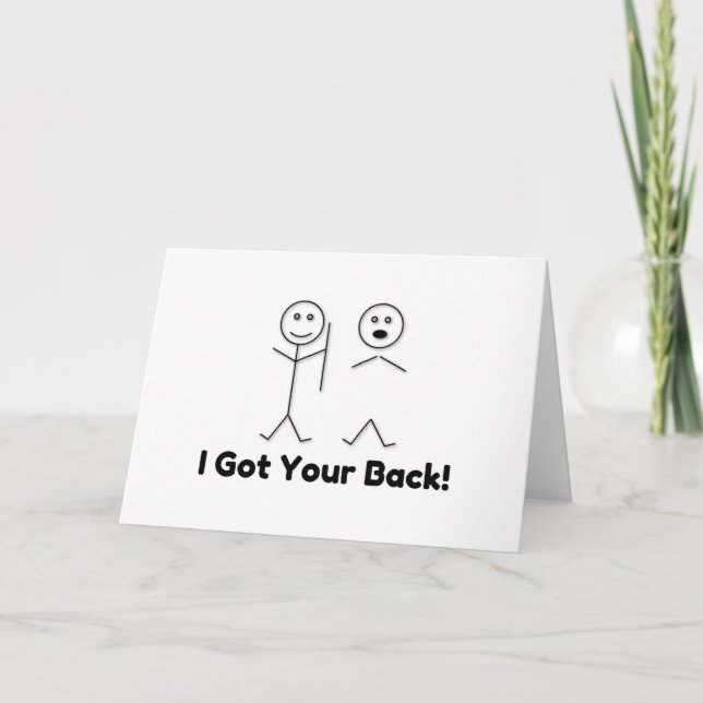 I Got Your Back Holiday Card (Front)
