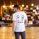 I got your back T-Shirt<br><div class="desc">I Got Your Back" is a funny phrase.This I Got Your Back product takes the phrase of "I got your back" --- literally. A stickman takes the back of the other one -literally. Customise and personalise the background colour if desired and have loads of fun with friends and family.</div>