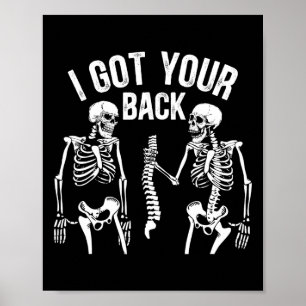 I Got Your Ck Funny Skeleton Spine Halloween Costu Poster