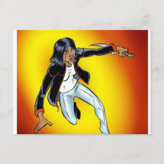 I gotta run, babe! postcard