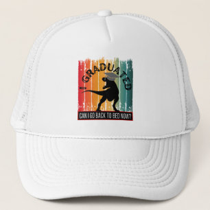 i graduated can i go back to bed now? trucker hat