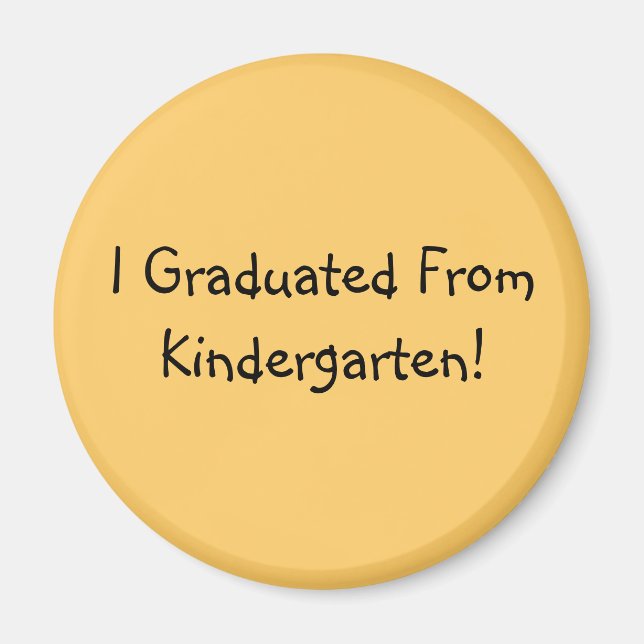 I Graduated - magnet (Front)