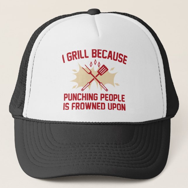 I Grill Trucker Hat (Front)
