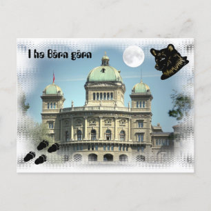 I ha Bärn gärn Postkarte Postcard