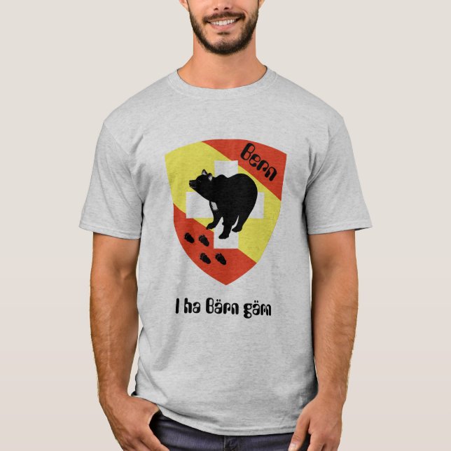 I ha bear garnish T-shirt (Front)
