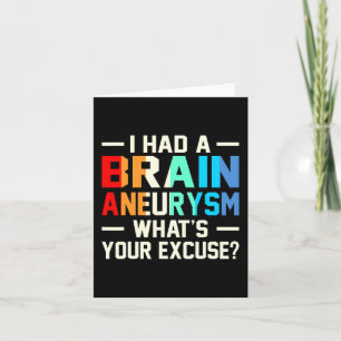 I Had A Brain Aneurysm Awareness Month Supporter G Card