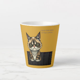 I had fun once. It was awful Latte Mug