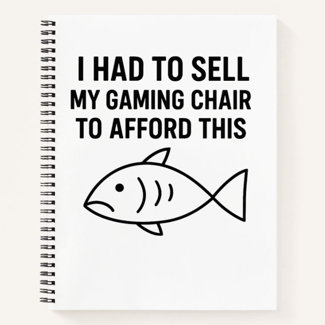 I HAD TO SELL MY GAMING CHAIR - Notebook (Front)
