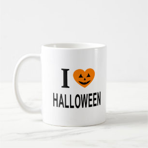 I ❤️ HALLOWEEN I LOVE HALLOWEEN I HEART HALLOWEEN COFFEE MUG
