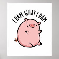 I Ham What I Ham Funny Pig Pun 