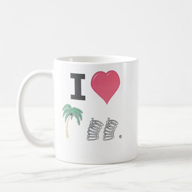 I Hart Palm Springs Coffee Mug (Left)