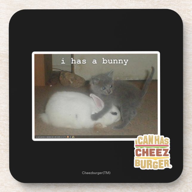 I has a bunny coaster (Front)