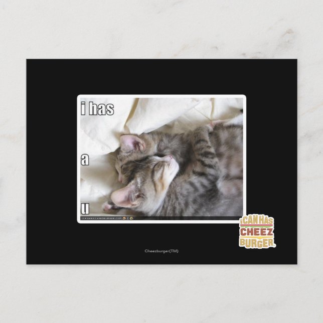 I has a u postcard (Front)