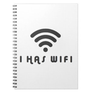 I HAS WIFI INTERNET NOTEBOOK