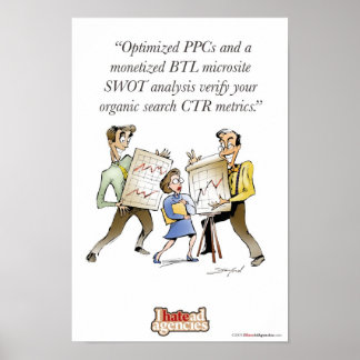 I Hate Ad Agencies Talk Poster