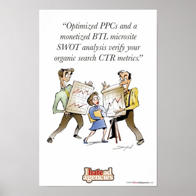 I Hate Ad Agencies Talk Poster (Front)