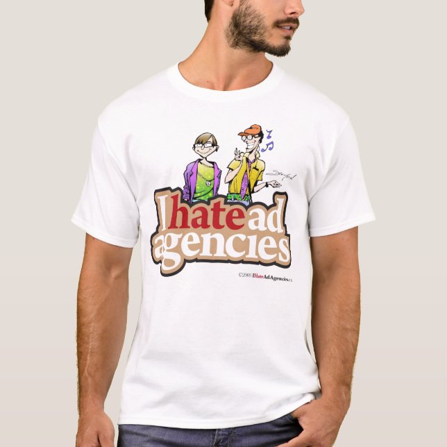 I Hate Ad Agencies Team Logo Tee (Front)