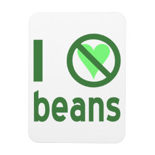 I Hate Beans Magnet