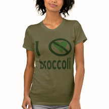 I Hate Broccoli Green Text