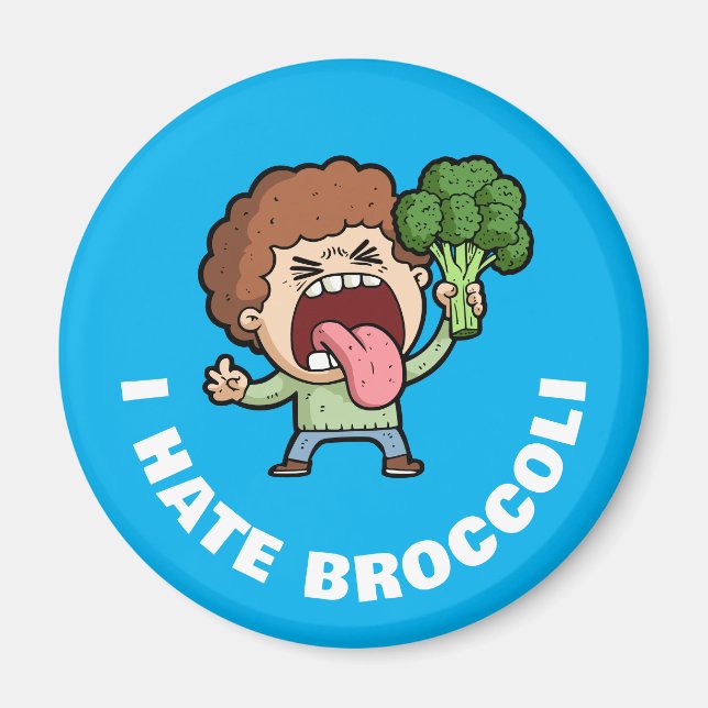 I Hate Broccoli Magnet (Front)