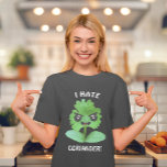 I Hate Coriander T-Shirt<br><div class="desc">I Hate Coriander T-Shirt - Coriander is pure evil! This campaign is gaining momentum all over the world. Make some coriander haters very happy with this hilarious t shirt. Don't delay,  spread the word and grab this shirt. Join the fight to outlaw coriander now! LOL</div>
