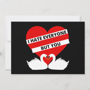 I Hate Everyone But You Holiday Card