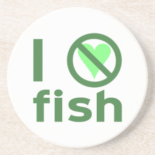 I Hate Fish Coaster