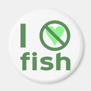 I Hate Fish Magnet