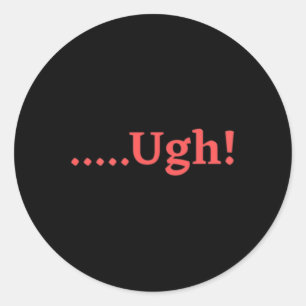 I Hate Mondays Anime Kawaii and Fun Clueless Kawai Classic Round Sticker