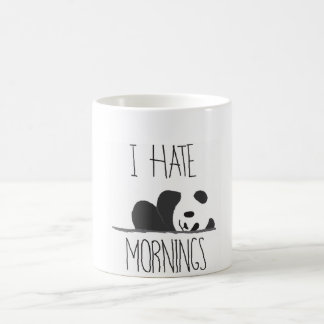 i hate morning panda mug
