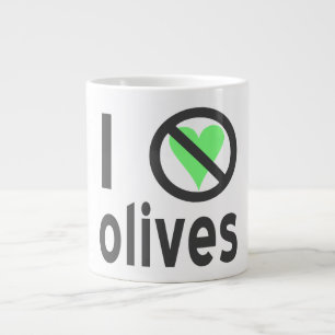 I Hate Olives No Love Large Coffee Mug