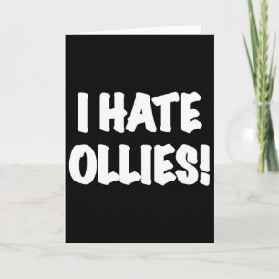 I Hate Ollies! Skateboarding Insider Ollie Trick Card