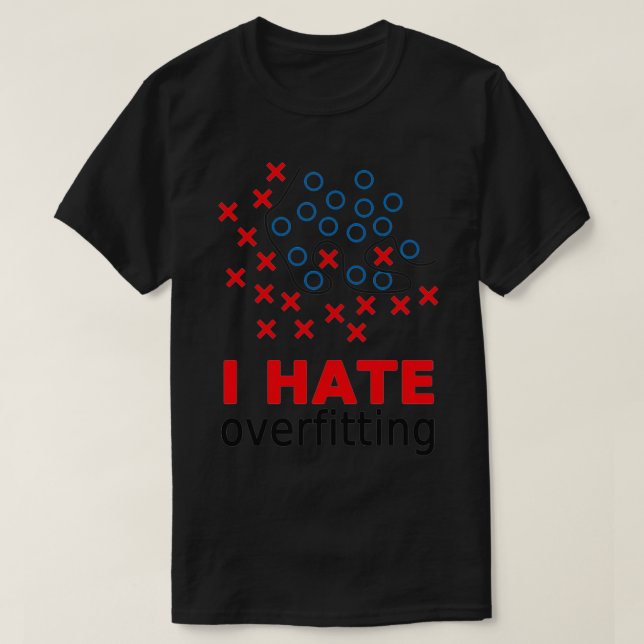 I hate overfitting Classic TShirt (Design Front)