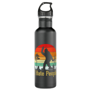 I Hate People   Bigfoot Retro 710 Ml Water Bottle