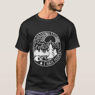 I Hate People I Love Camping T-Shirt