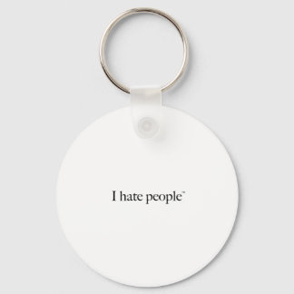 I HATE PEOPLE KEY RING